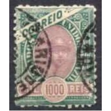 RE0089U.04-SELO MADRUGADA REPUBLICANA, 1000 RÉIS VERDE CLARO E MALVA - 1894 - U