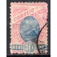 RE0091U.07-SELO MADRUGADA REPUBLICANA, 10 RÉIS DENTEAÇÃO 11 - 1897 - U