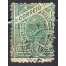 RE0094U.01-SELO MADRUGADA REPUBLICANA NOVAS CORES, 50 RÉIS - 1900 - U