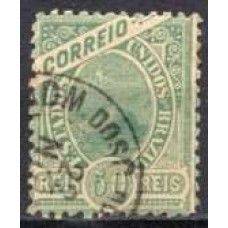 RE0094U.02-SELO MADRUGADA REPUBLICANA NOVAS CORES, 50 RÉIS - 1900 - U