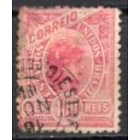 RE0096U.04-SELO MADRUGADA REPUBLICANA NOVAS CORES, 100 RÉIS ROSA VIVO - 1900 - U RE0096U.04-SELO MADRUGADA REPUBLICANA NOVAS CORES, 100 RÉIS ROSA VIVO - 1900 - U