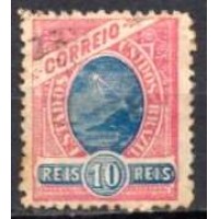 RE0099U.01-SELO MADRUGADA REPUBLICANA - MARGENS GRANDES ENTRE OS SELOS, 10 RÉIS - 1902/05 - U RE0099U.01-SELO MADRUGADA REPUBLICANA - MARGENS GRANDES ENTRE OS SELOS, 10 RÉIS - 1902/05 - U