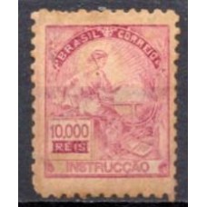 RE0241N.02-SELO VOVÓ PARTE 1, 10.000 RÉIS FILIGRANA 'F' - 1924/32 - N