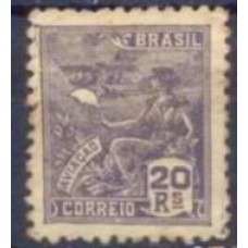 RE0319U-SELO VOVÓ PARTE 2, 20 RÉIS FILIGRANA 'O' - 1939/40 - U