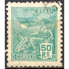 RE0320U-SELO VOVÓ PARTE 2, 50 RÉIS FILIGRANA 'O' - 1939/40 - U