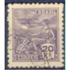RE0327U-SELO VOVÓ PARTE 2, 20 RÉIS FILIGRANA 'P' - 1940/41 - U