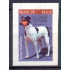 RE0763M-SELO RAÇAS BRASILEIRAS, TERRIER BRASILEIRO - 1998 - MINT