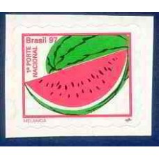 RE0777M-SELO FRUTAS ONDAS 0,7MM, MELANCIA - 1999/2000 - MINT
