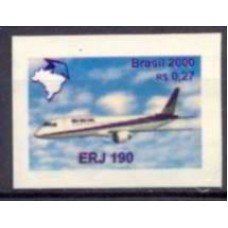 RE0796N-SELO BRASIL EXPORTA AVIÕES, ERJ-190 - 2000 - N