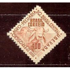 SB0172M-SELO 2ª EXPOSIÇÃO AGROPECUÁRIA DO BRASIL, 400 RÉIS - 1942 - MINT