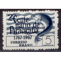 SB0575N-SELO 2º CENTENÁRIO DE PIRACICABA - 1967 - N