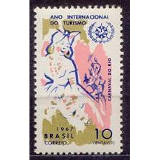 SB0584N-SELO ANO INTERNACIONAL DO TURISMO - 1967 - N