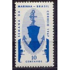 SB0585N-SELO SEMANA DA MARINHA - 1967 - N