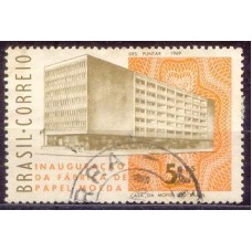 SB0633U-SELO INAUGURAÇÃO DA FÁBRICA DE PAPEL-MOEDA - 1969 - U