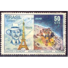 SB0651U-SELO PRIMEIRA DESCIDA DO HOMEM NA LUA - SEMANA DA ASA - 1969 - U