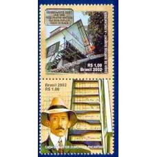 SB2472MS-SE-TENANT CASA DE SANTOS DUMONT - A ENCANTADA (DO BLOCO) - 2002 - MINT