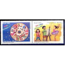 SB2475NSB-SÉRIE CRIANÇA ESPERANÇA, 2º SE-TENANT - 2002 - N