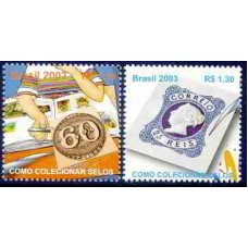 SB2526N-SÉRIE COMO COLECIONAR SELOS - 150 ANOS DO SELO PORTUGUÊS (DO BLOCO) - 2003 - N
