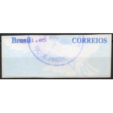 SE0037U-SELO ETIQUETA POMBA BRANCA FUNDO AZUL, 1,05 - 2004 - U - SOBRE FRAGMENTO SE0037U-SELO ETIQUETA POMBA BRANCA FUNDO AZUL, 1,05 - 2004 - U - SOBRE FRAGMENTO