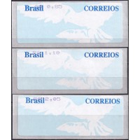 SE0053NS-SÉRIE SELO ETIQUETA POMBA BRANCA FUNDO AZUL FACIAIS 0,85/1,10/2,05 - 2005 - N