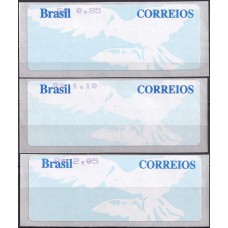 SE0053NS-SÉRIE SELO ETIQUETA POMBA BRANCA FUNDO AZUL FACIAIS 0,85/1,10/2,05 - 2005 - N