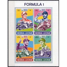 SER7385MF-MINIFOLHA FÓRMULA 1 - SERRA LEOA - 2017 - MINT