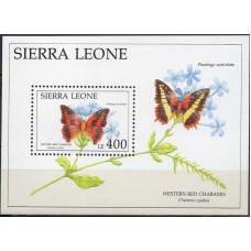 SERB0190M-BLOCO BORBOLETAS - SERRA LEOA - 1991 - MINT