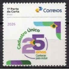 SI0128M-SELO INSTITUCIONAL 25 ANOS DO CAD-ÚNICO - 2026 - MINT