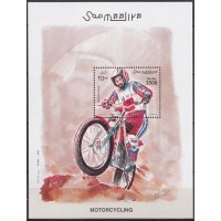 SOMB0106M-BLOCO MOTOCICLISMO - SOMÁLIA - 2003 - MINT