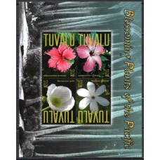 TUV1640MF-MINIFOLHA PLANTAS EM FLOR DO PACÍFICO - TUVALU - 2013 - MINT