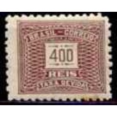 TX0057N-SELO TAXA CIFRA HORIZONTAL FILIGRANA 'F', 400 RÉIS - 1925 - N