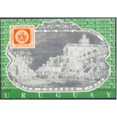 URUB0025M-BLOCO DIA DO SELO URUGUAIO - URUGUAI - 1973 - MINT