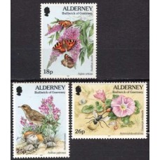 ALD0100M-SÉRIE FAUNA E FLORA III - ALDERNEY - 1997 - MINT