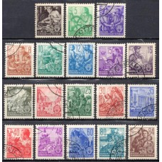 ALO0117U.01-SÉRIE PLANO QUINQUENAL - ALEMANHA ORIENTAL - 1953 - U