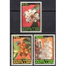 ANH0644N-SÉRIE FLORES DAS ANTILHAS - ANTILHAS HOLANDESAS - 1981 - N