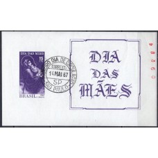 BC0022.03-BLOCO DIA DAS MÃES, COM NUMERAÇÃO - 1967 - CPD SÃO PAULO