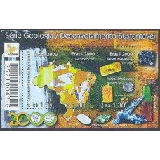 BL0114M-BLOCO DESENVOLVIMENTO SUSTENTÁVEL - GEOLOGIA - HANNOVER 2000 - 2000 - MINT BL0114M-BLOCO DESENVOLVIMENTO SUSTENTÁVEL - GEOLOGIA - HANNOVER 2000 - 2000 - MINT