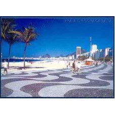 BP0222-BILHETE POSTAL PRAIA DE COPACABANA - RIO DE JANEIRO - 2002
