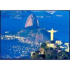 BP0230-BILHETE POSTAL PÃO DE AÇÚCAR E CRISTO REDENTOR - RIO DE JANEIRO - 2002