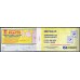 CD0014M-CADERNETA CF 667 COM PUBLICIDADE SUPER MOLDES EXACTO - 1989 - MÍNIMA FERRUGEM NAS BORDAS DA CADERNETA, INTERIOR E SELOS MINT