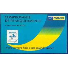 CD0017M-CADERNETA COMPROVANTE DE FRANQUEAMENTO 667 - 1991 - MINT CD0017M-CADERNETA COMPROVANTE DE FRANQUEAMENTO 667 - 1991 - MINT