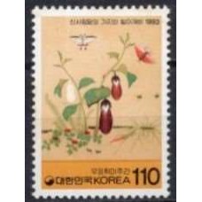 CRS1616N-SELO SEMANA FILATÉLICA - COREIA DO SUL - 1993 - N