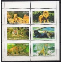 EIL0168N-EMISSÃO ILEGAL: MINIFOLHA FELINOS SELVAGENS - CARACALPAQUISTÃO - 1996 - N EIL0168N-EMISSÃO ILEGAL: MINIFOLHA FELINOS SELVAGENS - CARACALPAQUISTÃO - 1996 - N