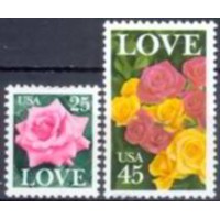 EUA1819N-SÉRIE MENSAGEM DE AMOR - EUA - 1988 - N EUA1819N-SÉRIE MENSAGEM DE AMOR - EUA - 1988 - N