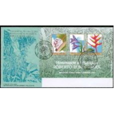 FD0651.01-FDC BLOCO PRESERVAÇÃO DA FLORA - HOMENAGEM AO PAISAGISTA BURLE MARX - 1995 - CBC RIO DE JANEIRO