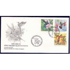 FD0674.01-FDC EXPOSIÇÃO FILATÉLICA ESPAMER 96 - PRESERVAÇÃO DA FAUNA - 1996 - CBC SANTA TERESA