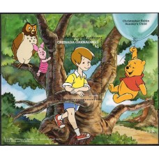 GRSB0391M-BLOCO URSINHO PUFF E SEUS AMIGOS - GRANADINAS - 1997 - MINT