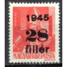 HUN0683N-SELO PAL KINIZSI, 28FI SOBRE 5FI - HUNGRIA - 1945 - N