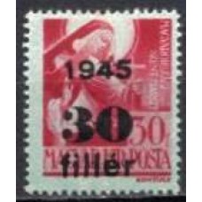 HUN0684N-SELO SANTA MARGARIDA, 30FI SOBRE 30FI - HUNGRIA - 1945 - N