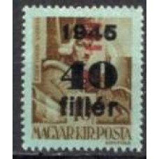 HUN0687N-SELO ANDRAS HADIK, 40FI SOBRE 10FI - HUNGRIA - 1945 - N